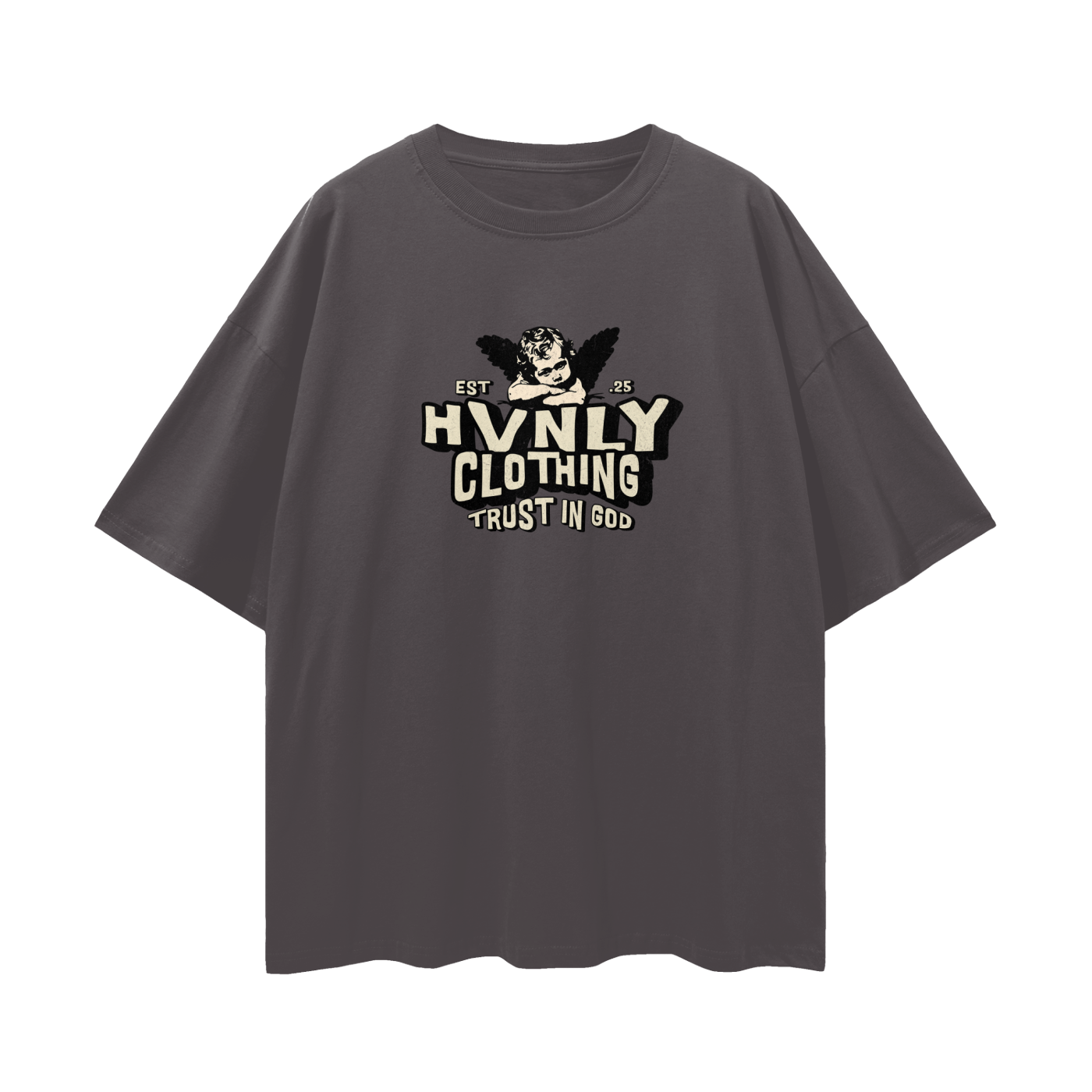 Hvnly Streetwear Loose Drop Shoulder T-Shirt
