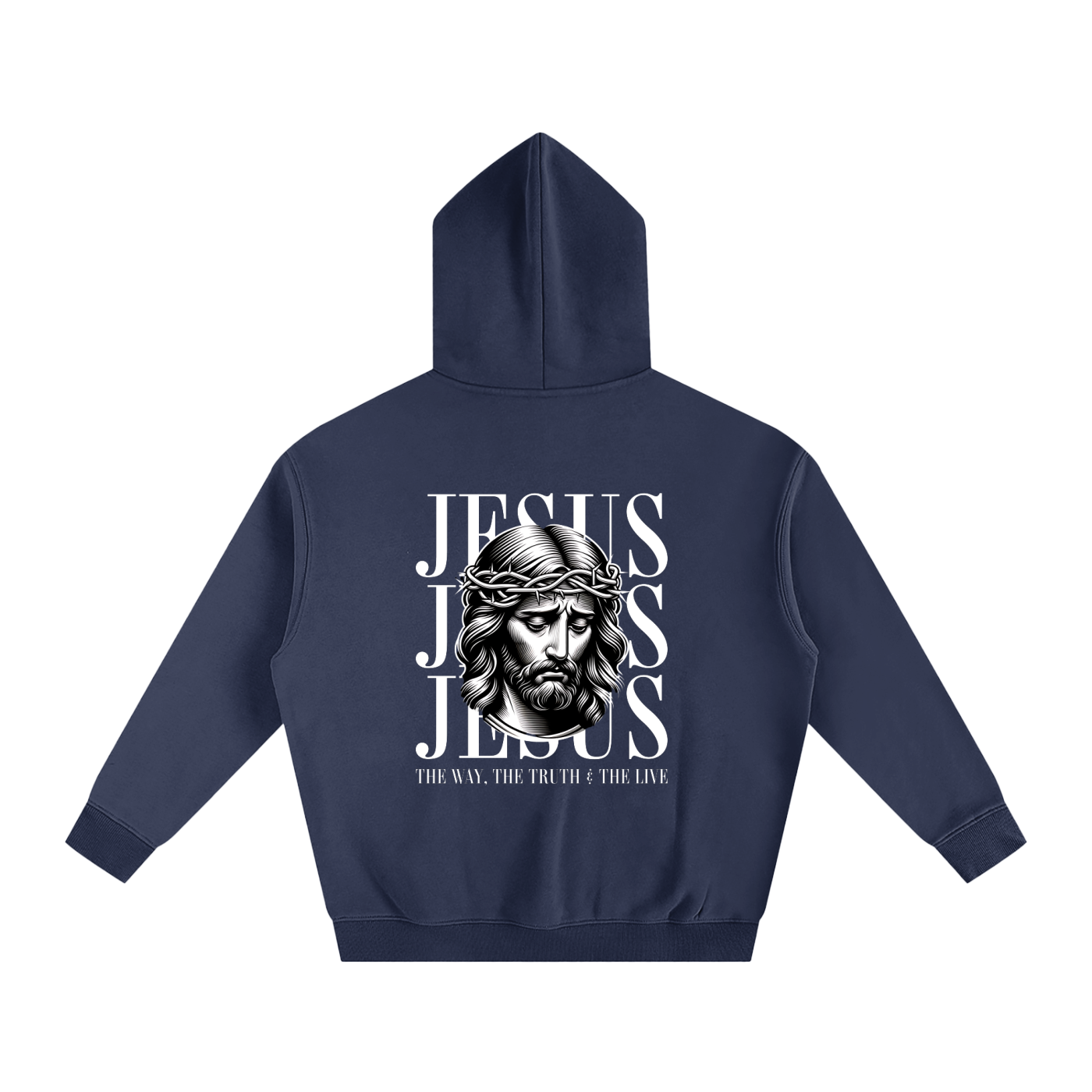 Jesus, Jesus, Jesus Oversize Fleeced Hoodie