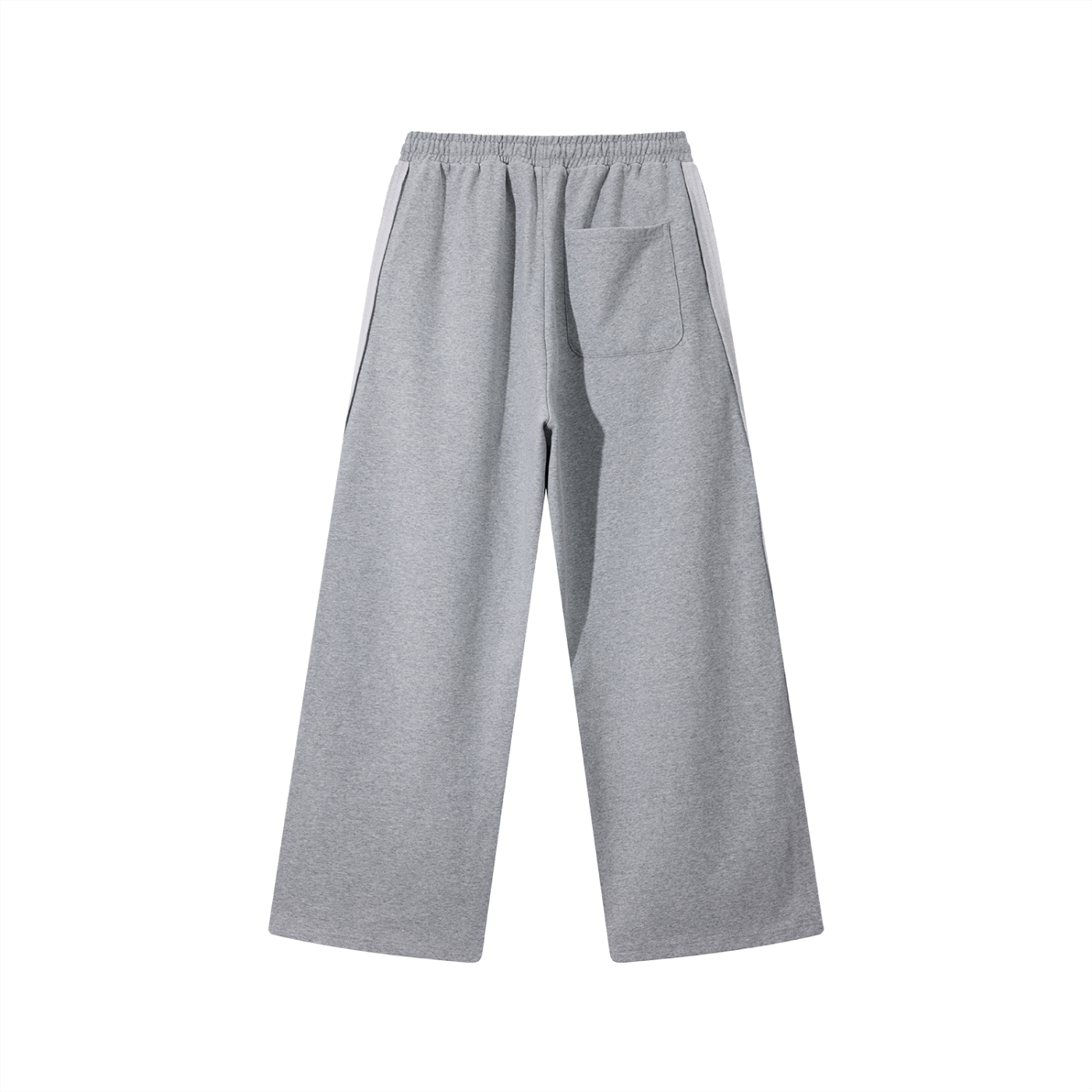 Gray Hvnly Contrast Tape Straight-Leg Sweatpants